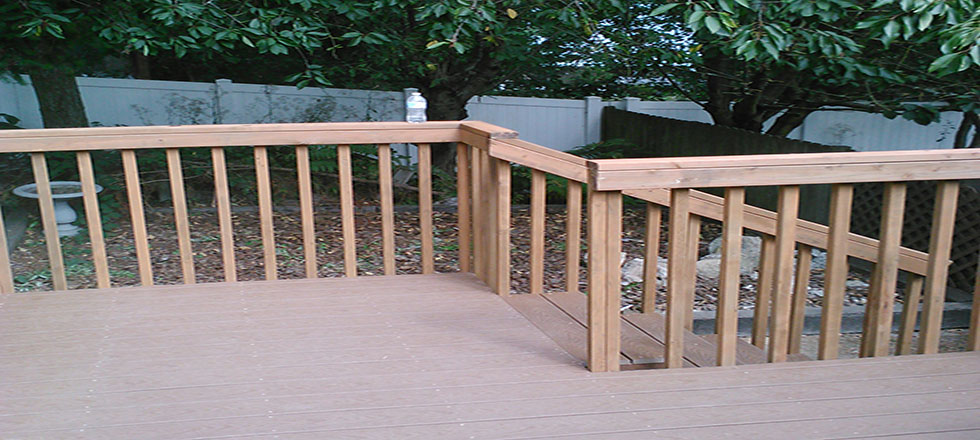 Renovate and repair an existing deck
